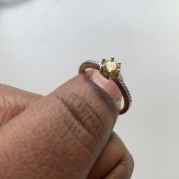 ❌Yellow Gemstone Ring NWOT - Picture 2 of 7